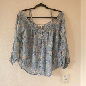 NEW Rewind women's off the shoulder blouse size M